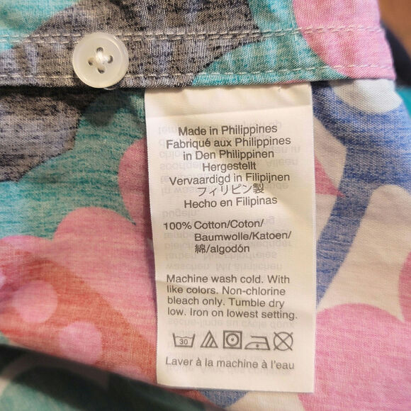 J. Crew Classic Fit Boy Shirt Ratti Kaleidoscope Floral Button Down Preppy 12 - Picture 15 of 16